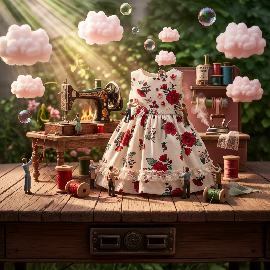 Artisan Rose Miniature Frock